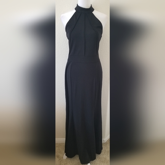 Women's Elegant Chic Halter Neck Sleeveless Solid Stretchy - Picture 4 of 5